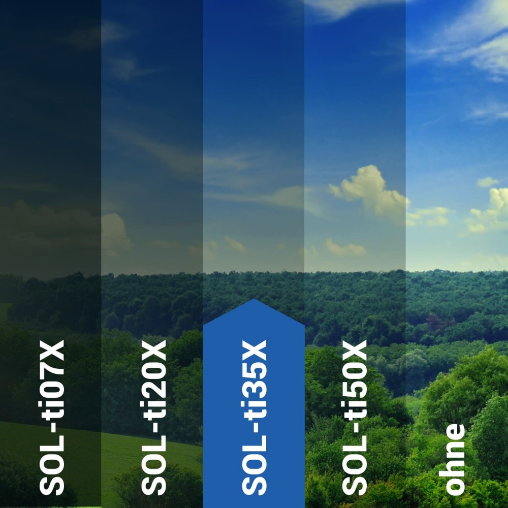 Sonnenschutzfolie SOL-ti35X titan mittel
