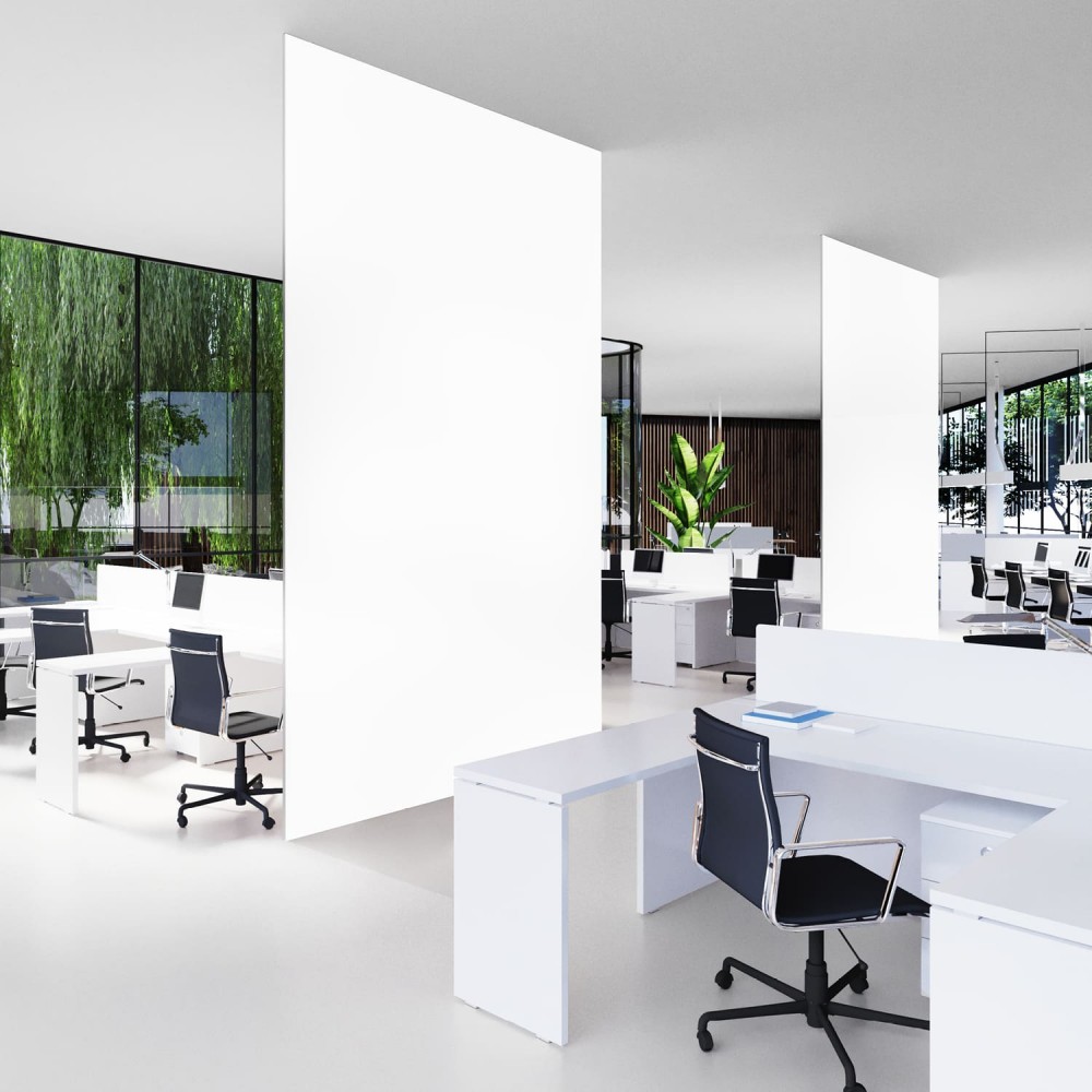 Sichtschutzfolie - Weiss opak