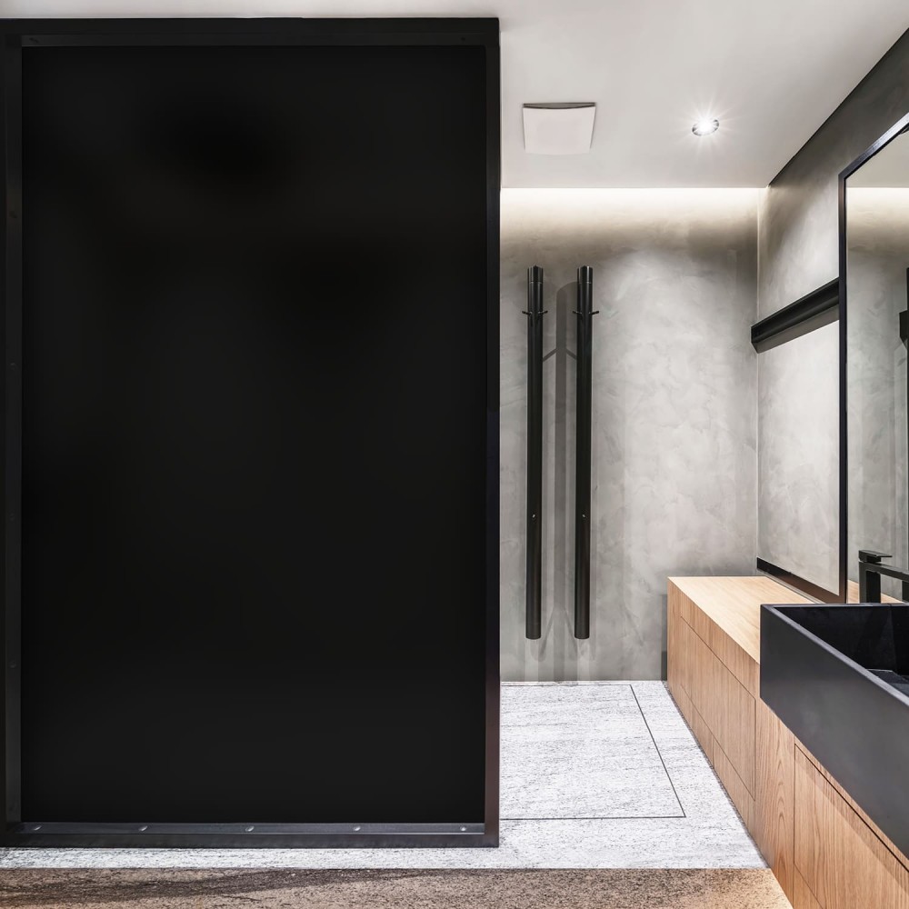 Sichtschutzfolie - Schwarz opak