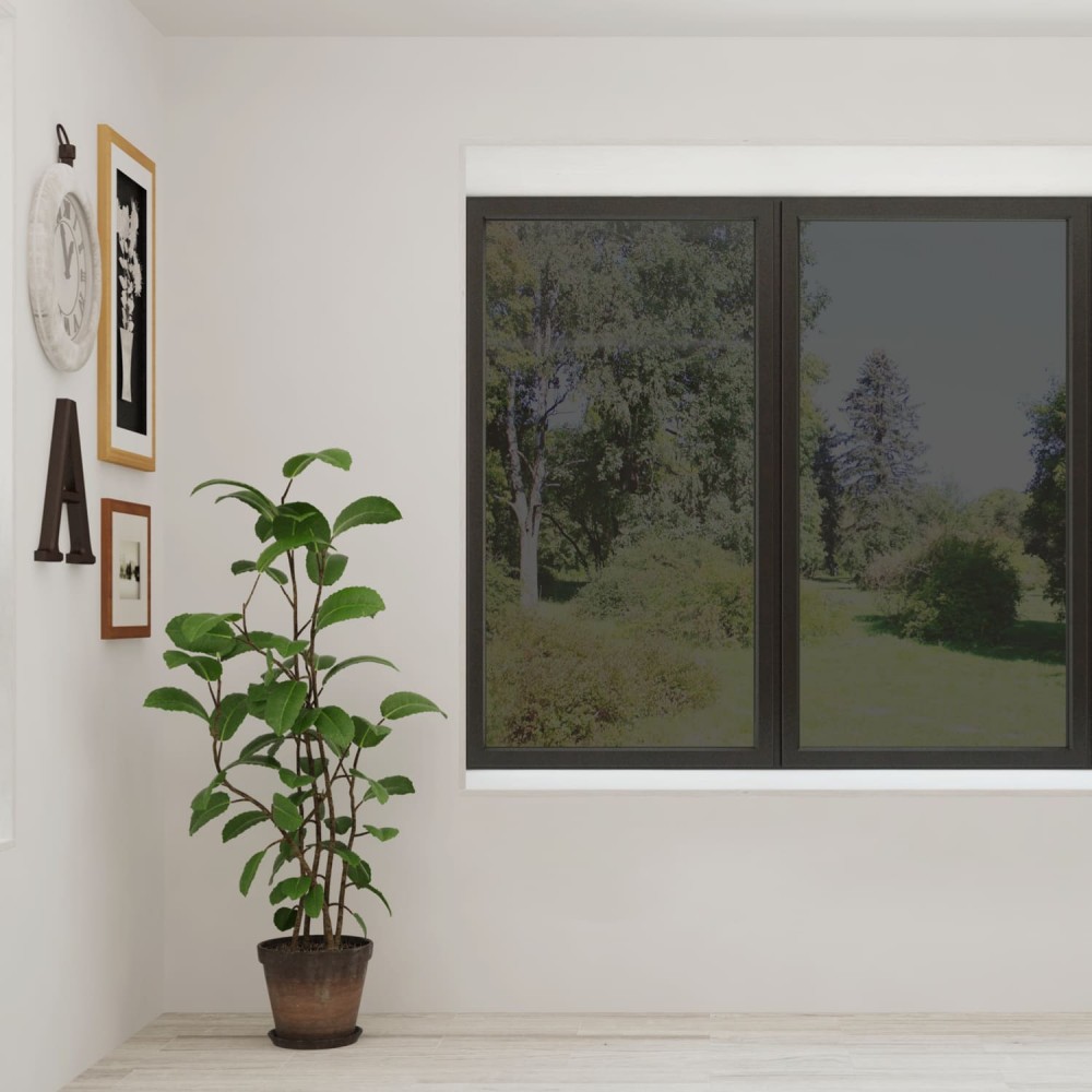 Sonnenschutz- und Sicherheitsfolie silber dunkel, 4mil