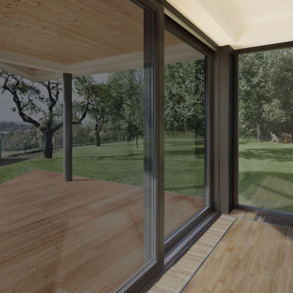 Sonnenschutz- und Sicherheitsfolie silber dunkel, 4mil