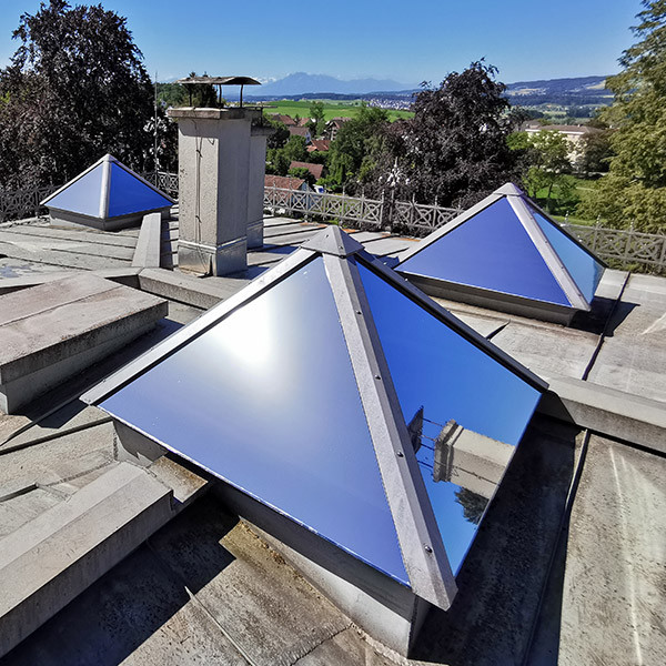 Dachfensterfolie SOL-sky PRO silber dunkel