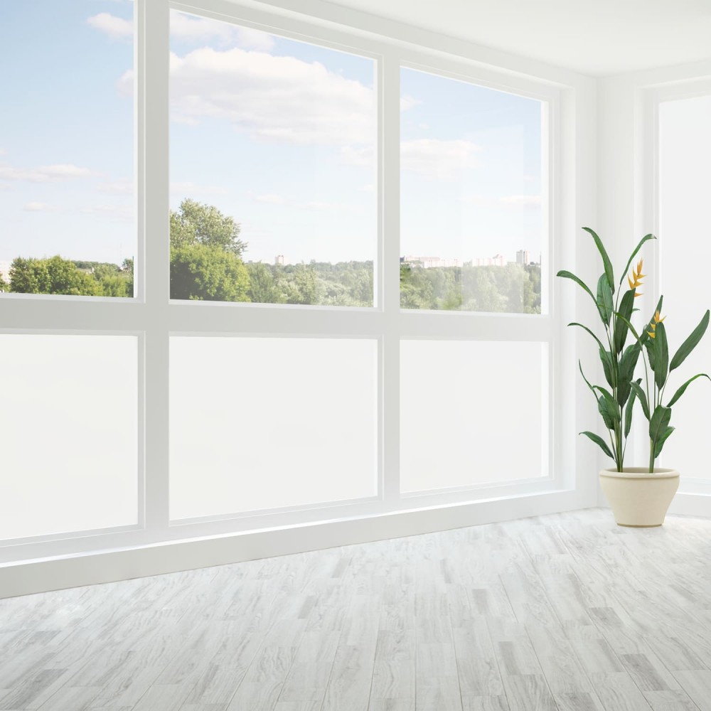 Milchglasfolie - Matt fein silber innen/aussen