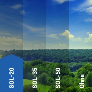 Sonnenschutzfolie SOL-20 silber dunkel