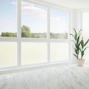 Milchglasfolie - Frost innen - statisch haftend